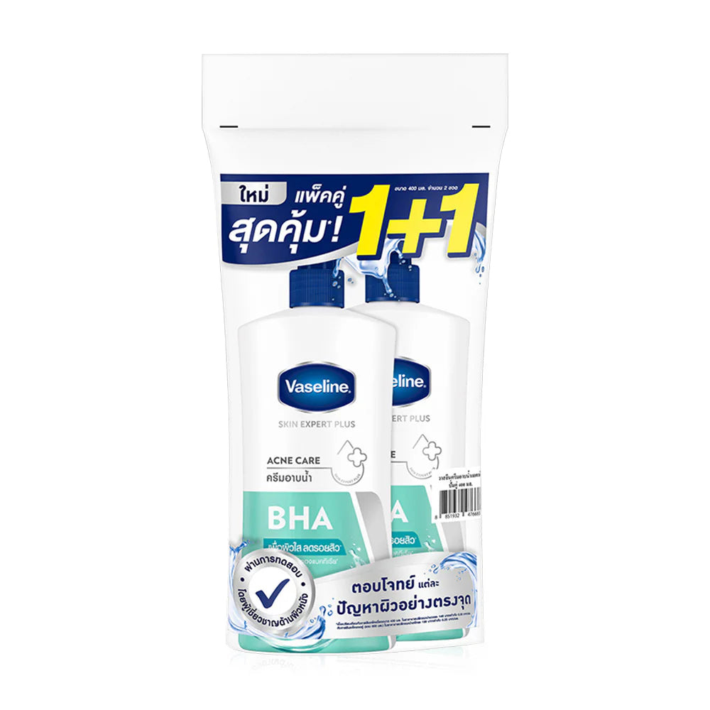 Vaseline Skin Expert Plus Acne Care Body Wash 400ml x 2pcs