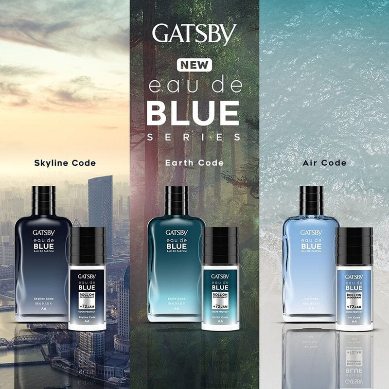 GATSBY Eau De Blue Roll On Skyline 50ml