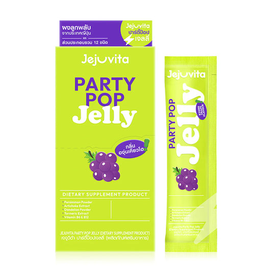 Jejuvita Jelly Party Pop [25g x 6pcs] Kyoho grape flavor