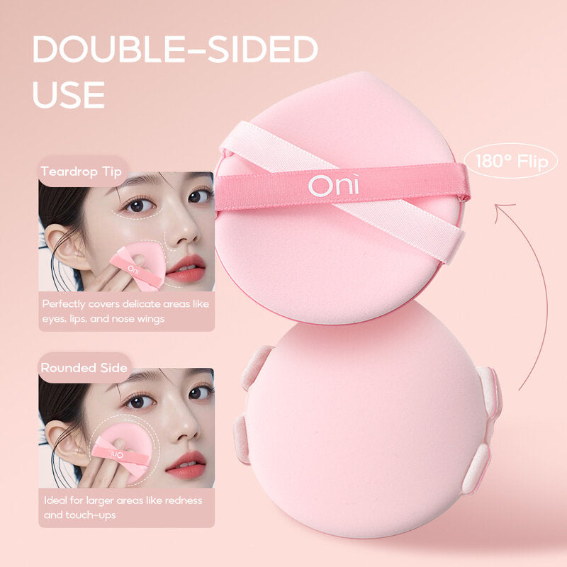 Oni Double-Faced Oversized Puff 2pcs