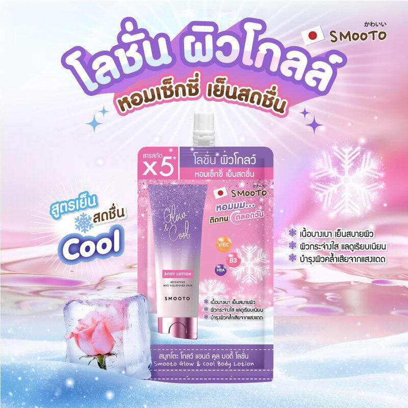 Smooto Japan Glow & Cool Body Lotion 40g
