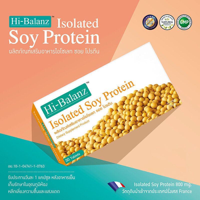 Hi-Balanz Isolated Soy Protein 800mg 30 Tablets