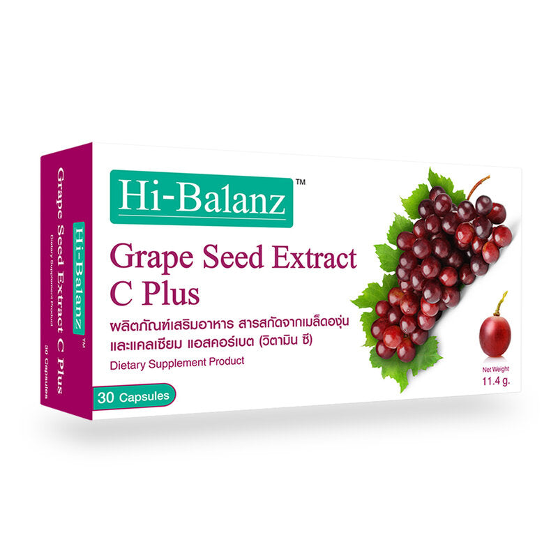 Hi-Balanz Grape Seed Extract C Plus 30 Capsules