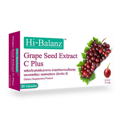 Hi-Balanz Grape Seed Extract C Plus 30 Capsules