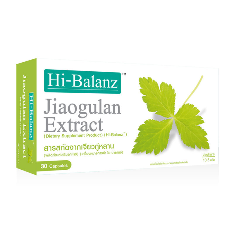 Hi-Balanz Jiaogulan Extract Dietary Supplement 30 Capsules