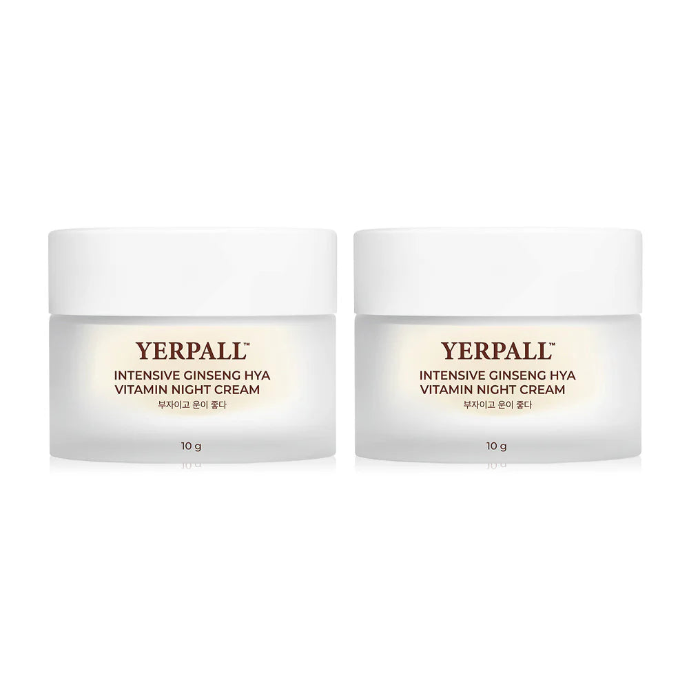 Yerpall Intensive Ginseng Hya Vitamin Night Cream 10g x 2pcs