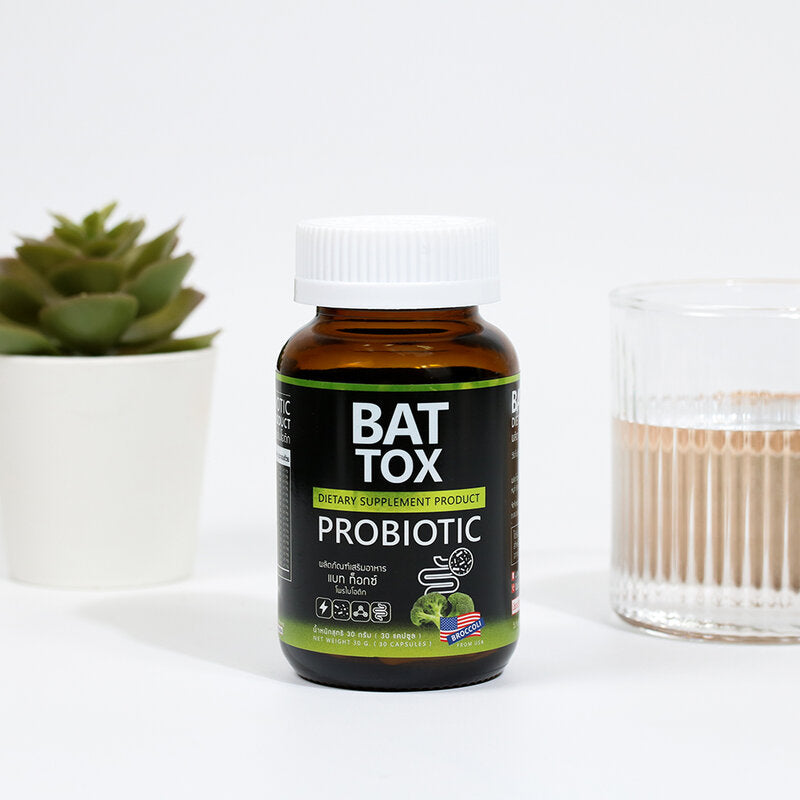 BAT Tox Probiotic 30 Capsules Dietary Supplement