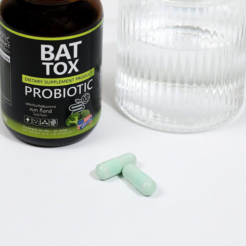 BAT Tox Probiotic 30 Capsules Dietary Supplement
