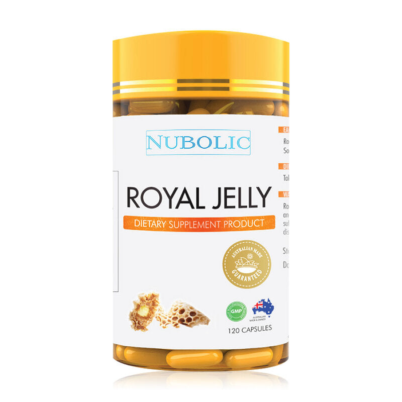 NUBOLIC Royal Jelly 120 Capsules 1,500 mg