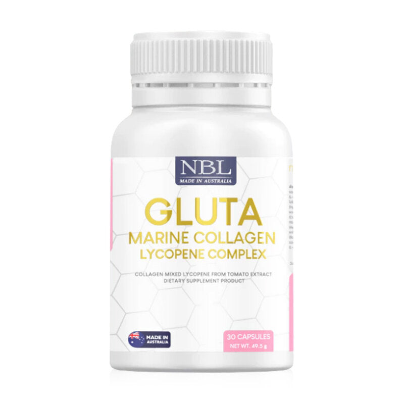 NUBOLIC Gluta Marine Collagen Lycopene Complex 30 Capsules