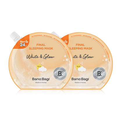 BANOBAGI Final Sleeping Mask White & Glow 24ml x 2pcs