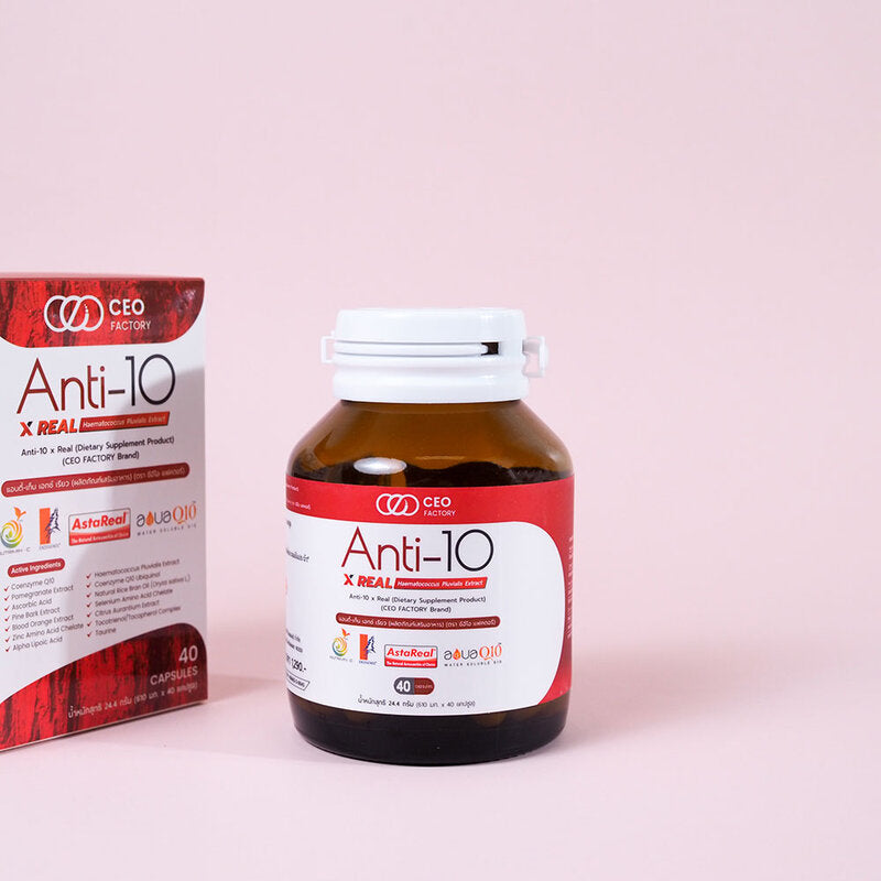 CEO Factory Anti-10 x real Dietary Supplement 40 Capsules