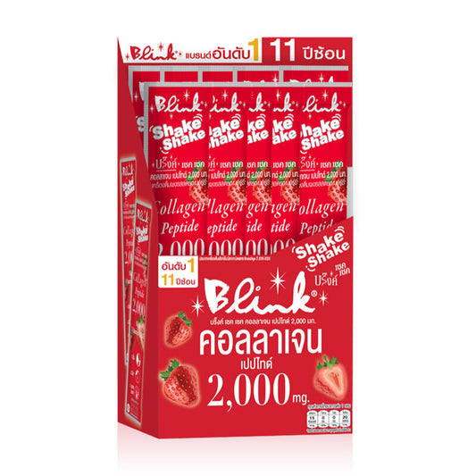 Blink Shake Shake Collagen Peptide 2000mg 10 Sachets