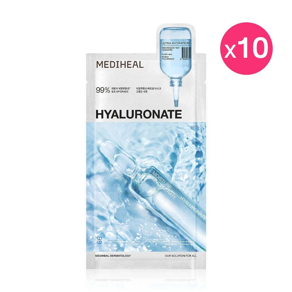 Mediheal Hyaluronate Essential Mask Ultra Hydration 24ml x 10pcs