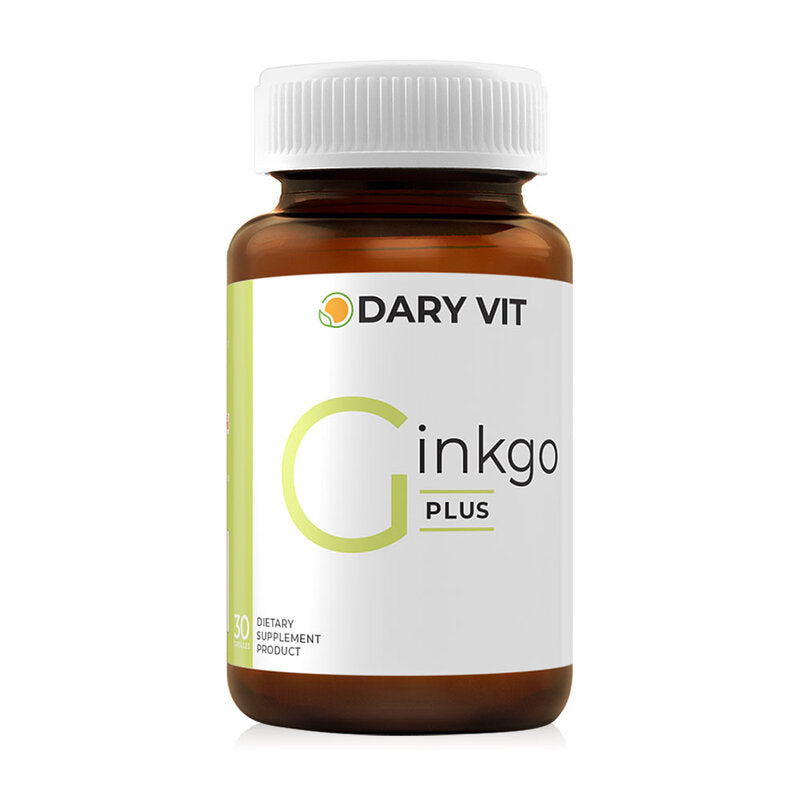 Dary Vit Gingko Plus Dietary Supplement 30 Capsules