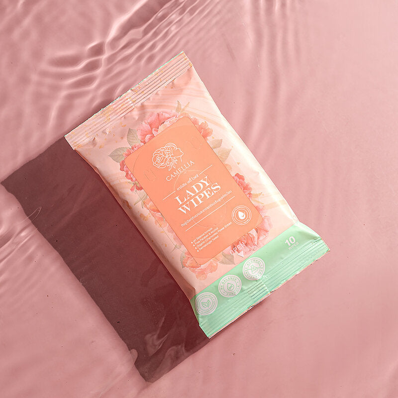 CAMELLIA Lady Wipes 10 Sheets x 2pcs