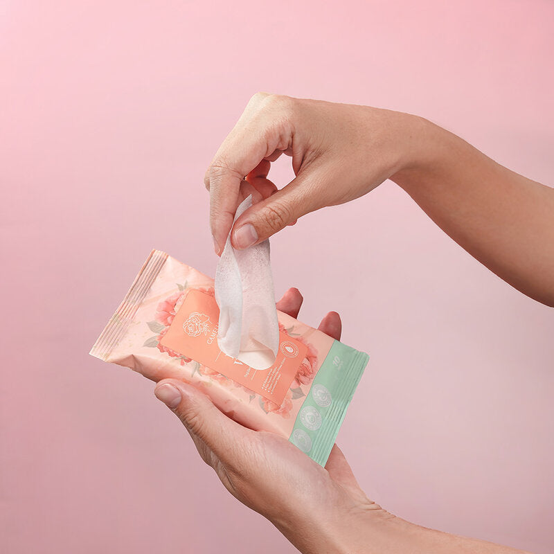CAMELLIA Lady Wipes 10 Sheets x 2pcs