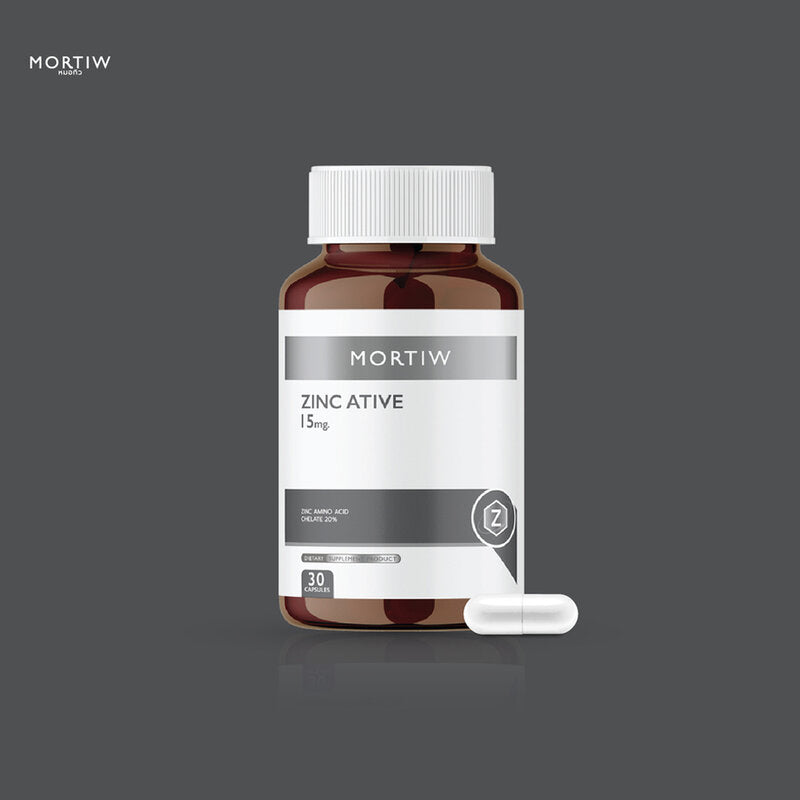 Dr. Tiw MORTIW Zinc Ative 15mg 30 Capsules