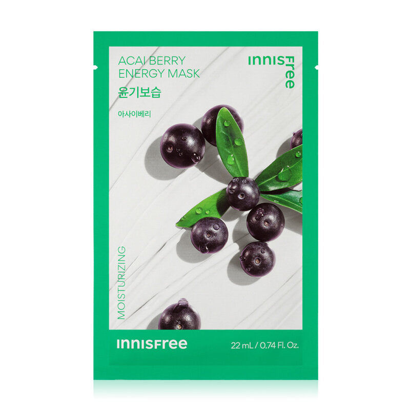 Innisfree My Real Squeeze Mask Acai Berry EX Facial Mask Sheet 20ml