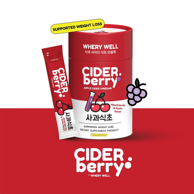 Whery Well Cider Berry Powder [2g x 30 Sachets]