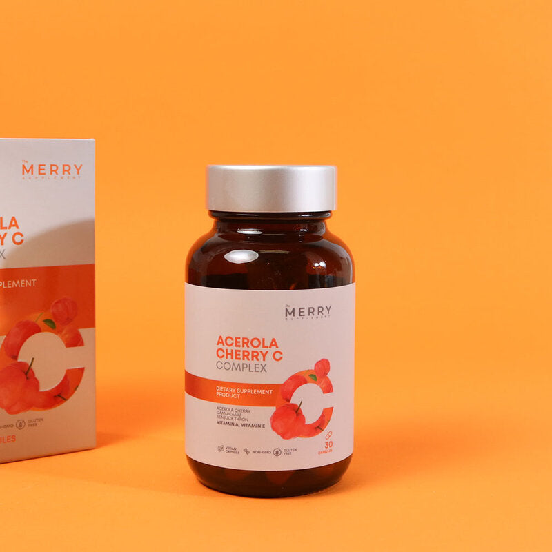 The Merry Acerola Cherry C Complex Dietary Supplement 25.5g