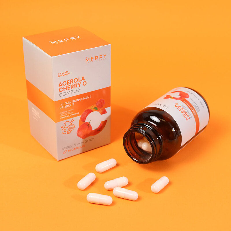 The Merry Acerola Cherry C Complex Dietary Supplement 25.5g