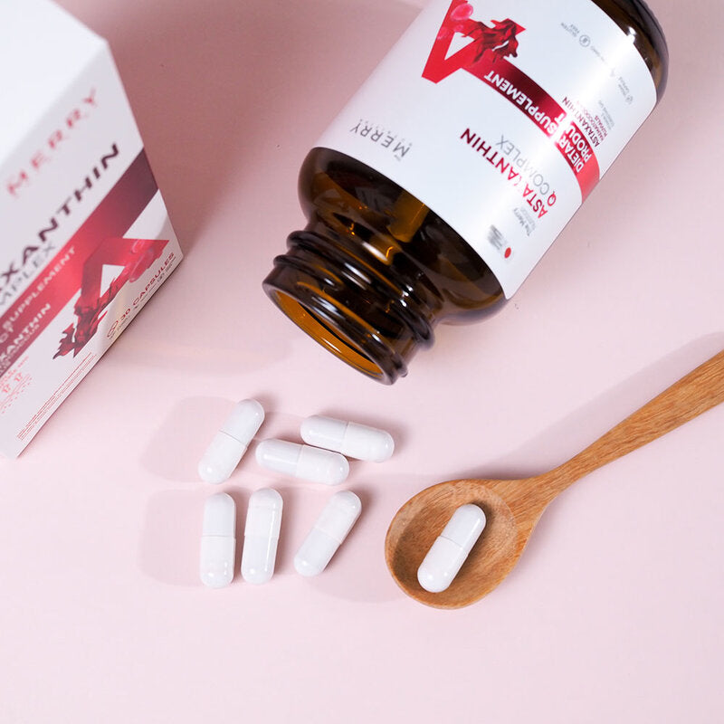 The Merry Astaxanthin Q Complex Dietary Supplement 30 Capsules