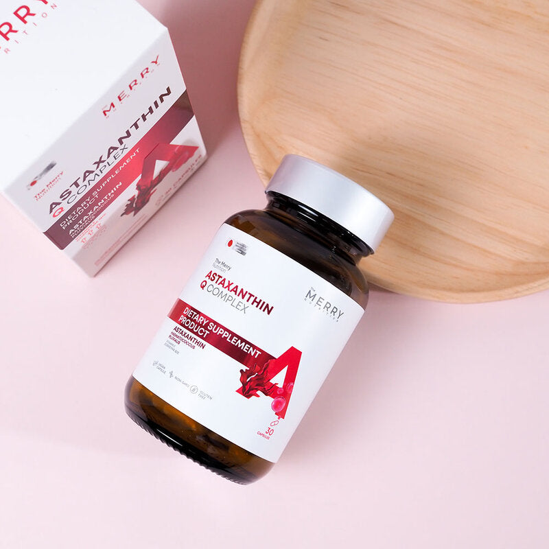 The Merry Astaxanthin Q Complex Dietary Supplement 30 Capsules