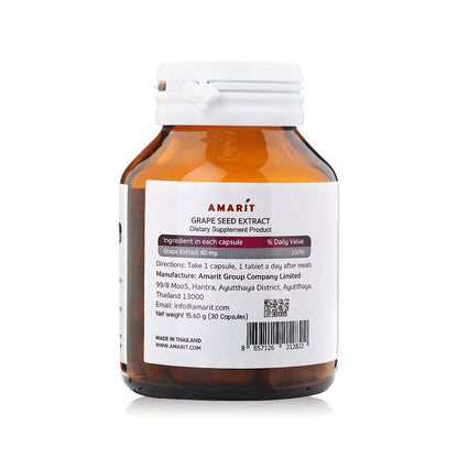 AMARIT Grape Seed Extract 30 Capsules