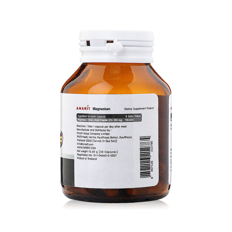 AMARIT Magnesium Dietary Supplement 30 Capsules