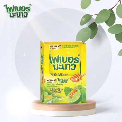 Posh Medica Fiber Manow Lemon Fiber Dietary Supplement 18g x 6 Sachets