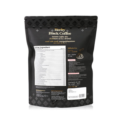 Faikham 32 In 1 Herby Black Coffee 450g