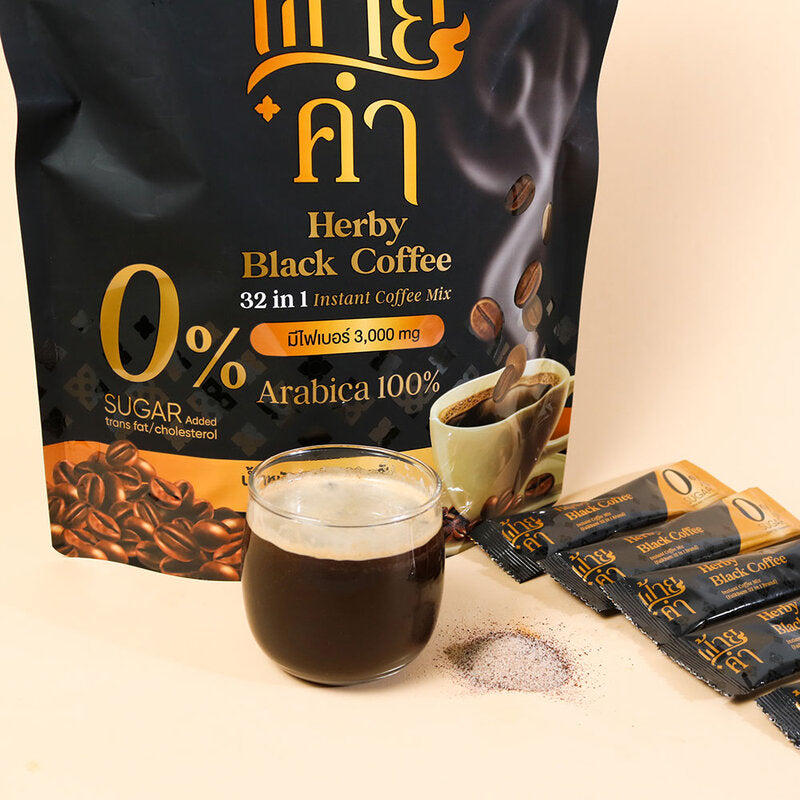 Faikham 32 In 1 Herby Black Coffee 450g
