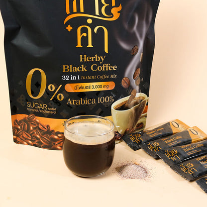 Faikham 32 In 1 Herby Black Coffee 450g