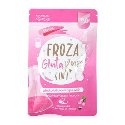 FROZA Gluta Pure 60 Capsules Glutathione Dietary Supplement