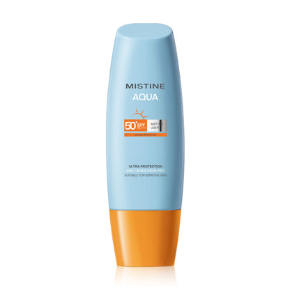 MISTINE Aqua Base Ultra Matte&Light Daily Face Sunscreen Pro SPF50+ PA++++ 90ml
