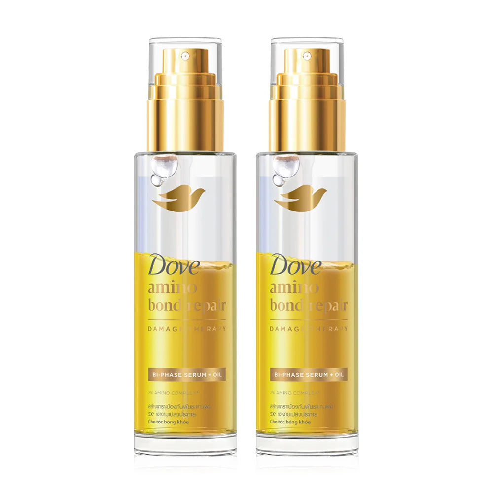 Dove BI-Phase Serum + Oil Amino Bond Repair 77ml x 2pcs