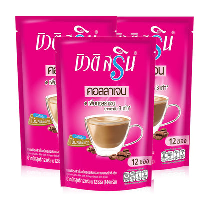 Beauti Srin Collagen Coffee 12g x 3 Packs