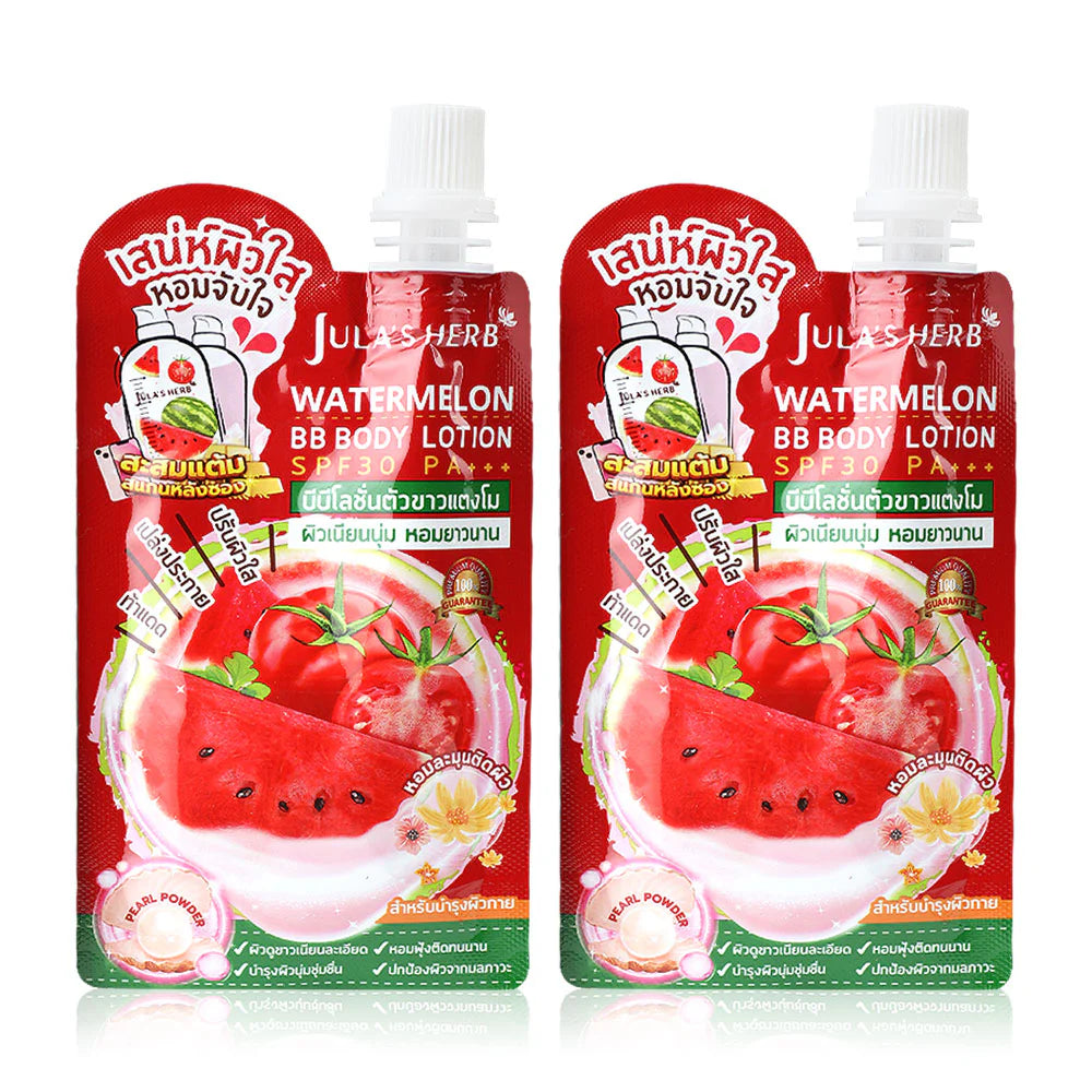 Julas Herb Watermelon BB Body Lotion SPF30 PA+++ 40ml x 2pcs