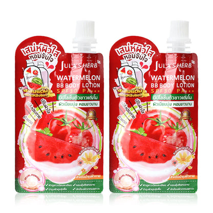 Julas Herb Watermelon BB Body Lotion SPF30 PA+++ 40ml x 2pcs