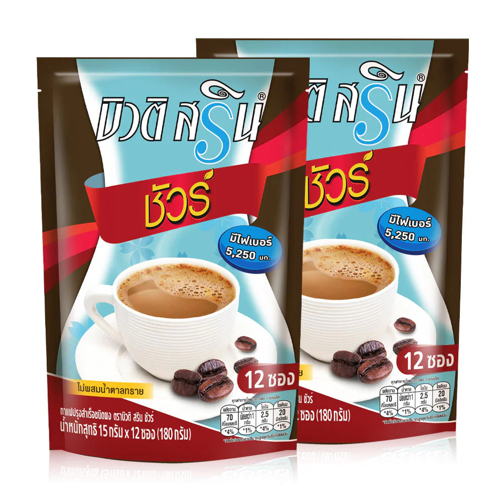 Beauti Srin Sure Instant Coffee Powder 15g [12 Sachets x 2 Packs]