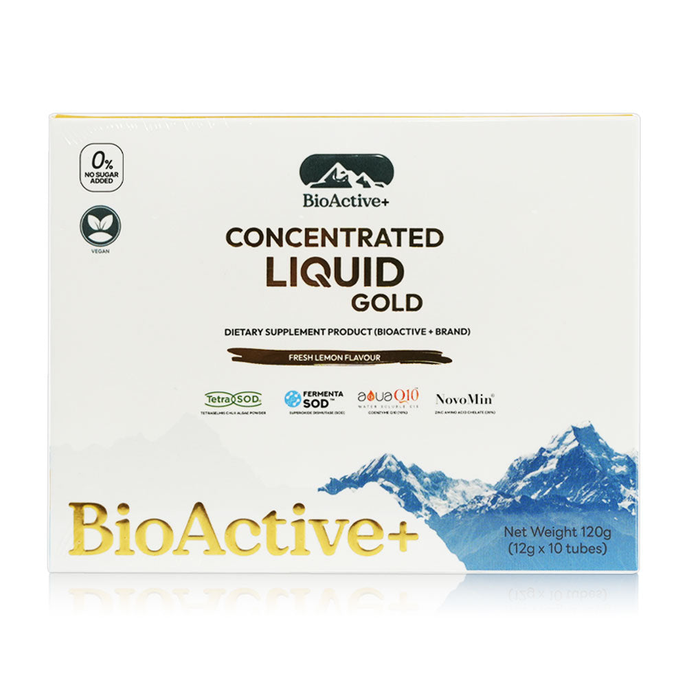 Bioactive Plus Concentrated Liquid Gold Fresh Lemon Flavour 12g x 10 Tubes