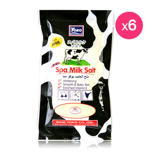 Yoko Spa Milk Salt Plus AHA [50g x 6pcs]