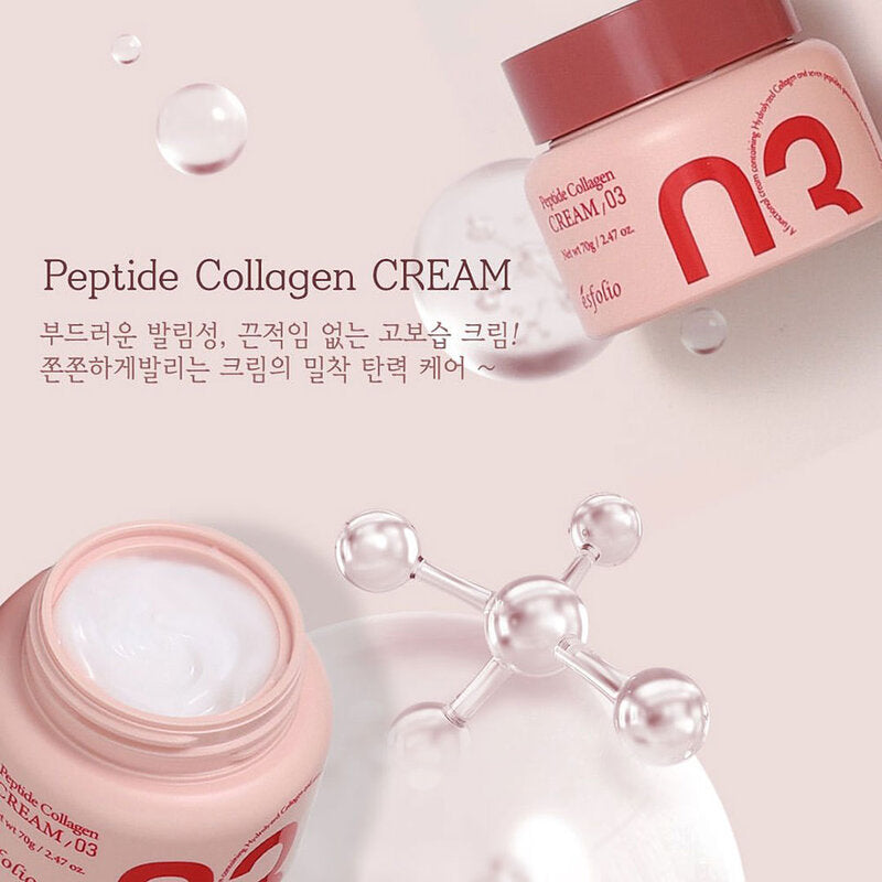 Esfolio Peptide Collagen Cream Facial Cream 70g