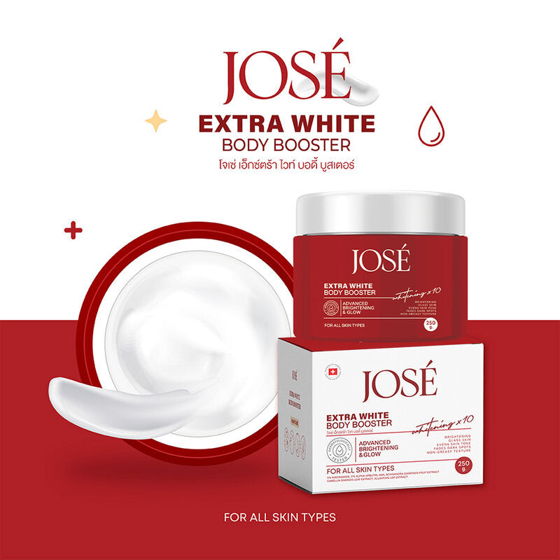 JOSE Extra White Body Booster Body Cream 250g x 3pcs