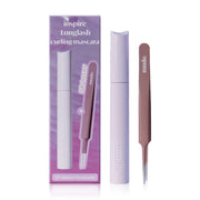 Mude Inspire Longlash Curling Mascara 8ml #01 Black + Tweezer