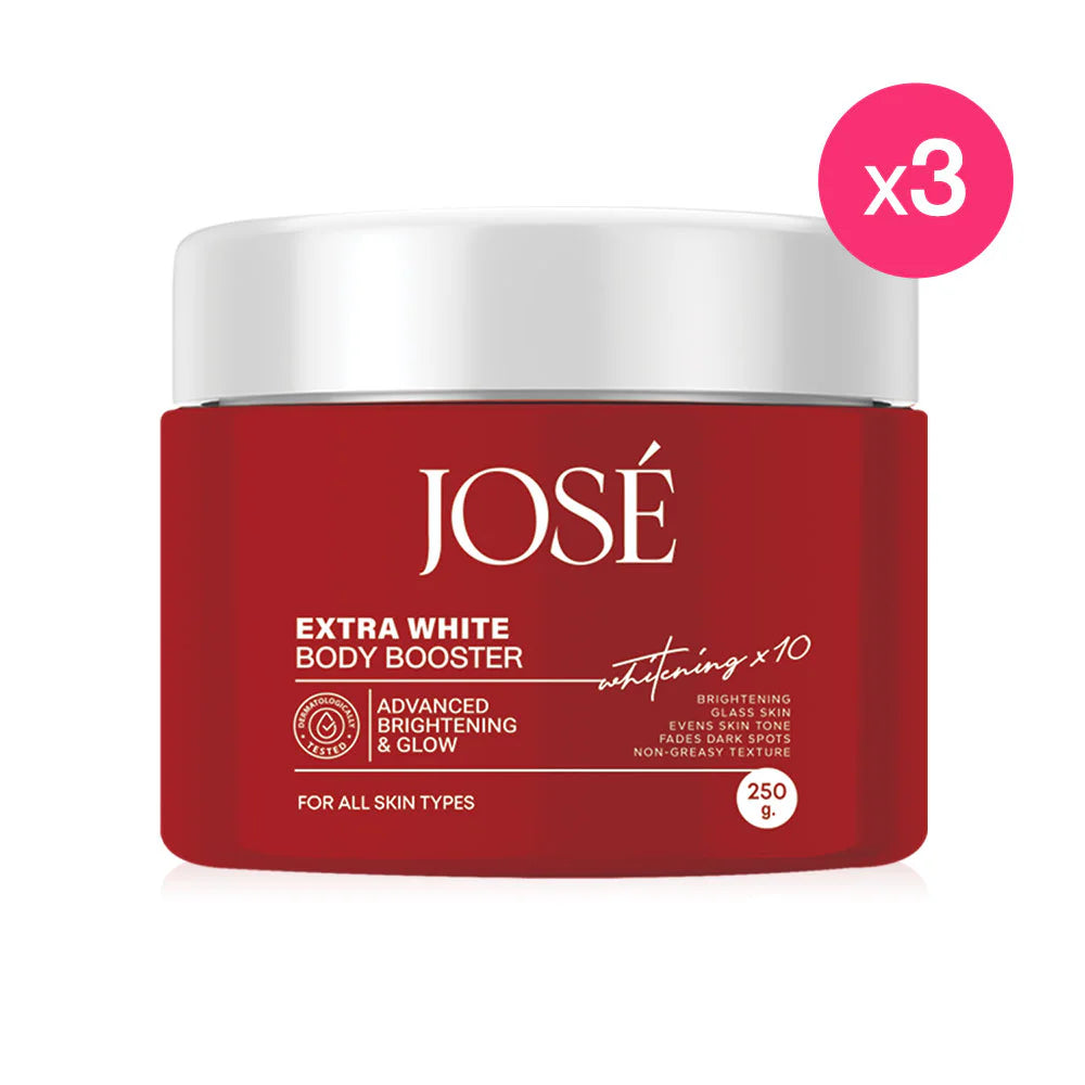 JOSE Extra White Body Booster Body Cream 250g x 3pcs