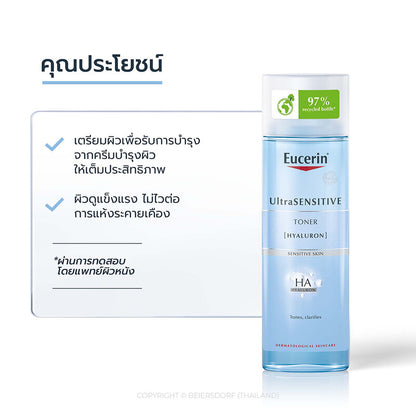Eucerin UltraSensitive Hyaluron Toner 200ml