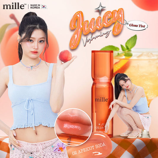 Mille Juicy Voluming Gloss Tint 3.8g #02 Apricot Soda