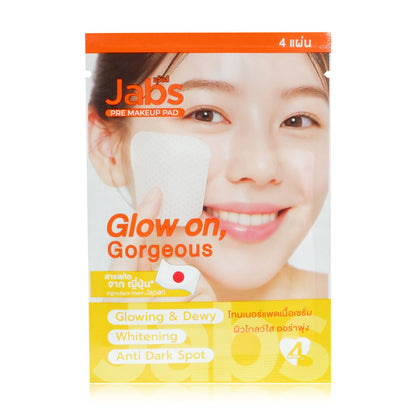 Jabs Daily Toner Pad Glow On Gorgeous 4 Sheets